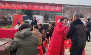 谷城熊家岗村：新春前搭“鹊桥”暖心联谊助大龄青年脱单