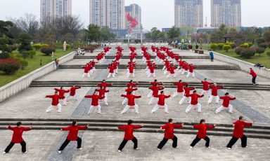 以拳会友,以扇抒情,以剑展艺,谷城湿地公园,太极盛宴,张晓宇,张俊平,王晓燕,谷城县太极拳协会,谷城汉江国家湿地公园,石少玲,宋寿学