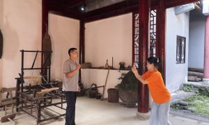 玉皇剑旅游公司考察杨家老湾村农博馆 共谋研学基地提档升级